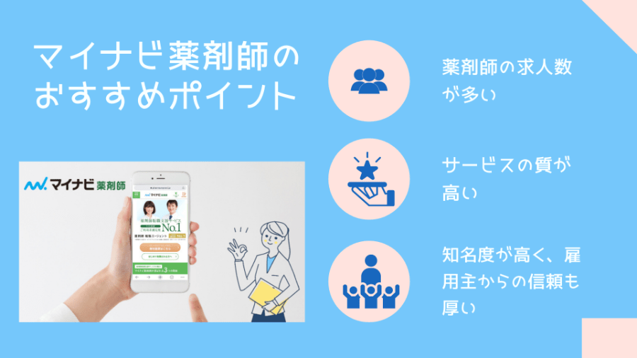 マイナビ薬剤師のおすすめポイント